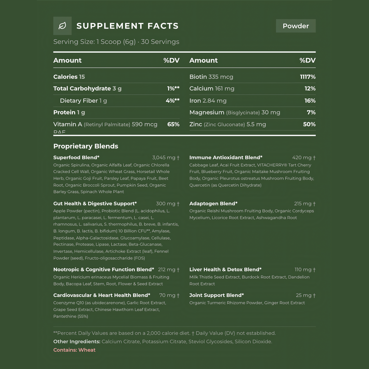 Daily Greens, Made For You.