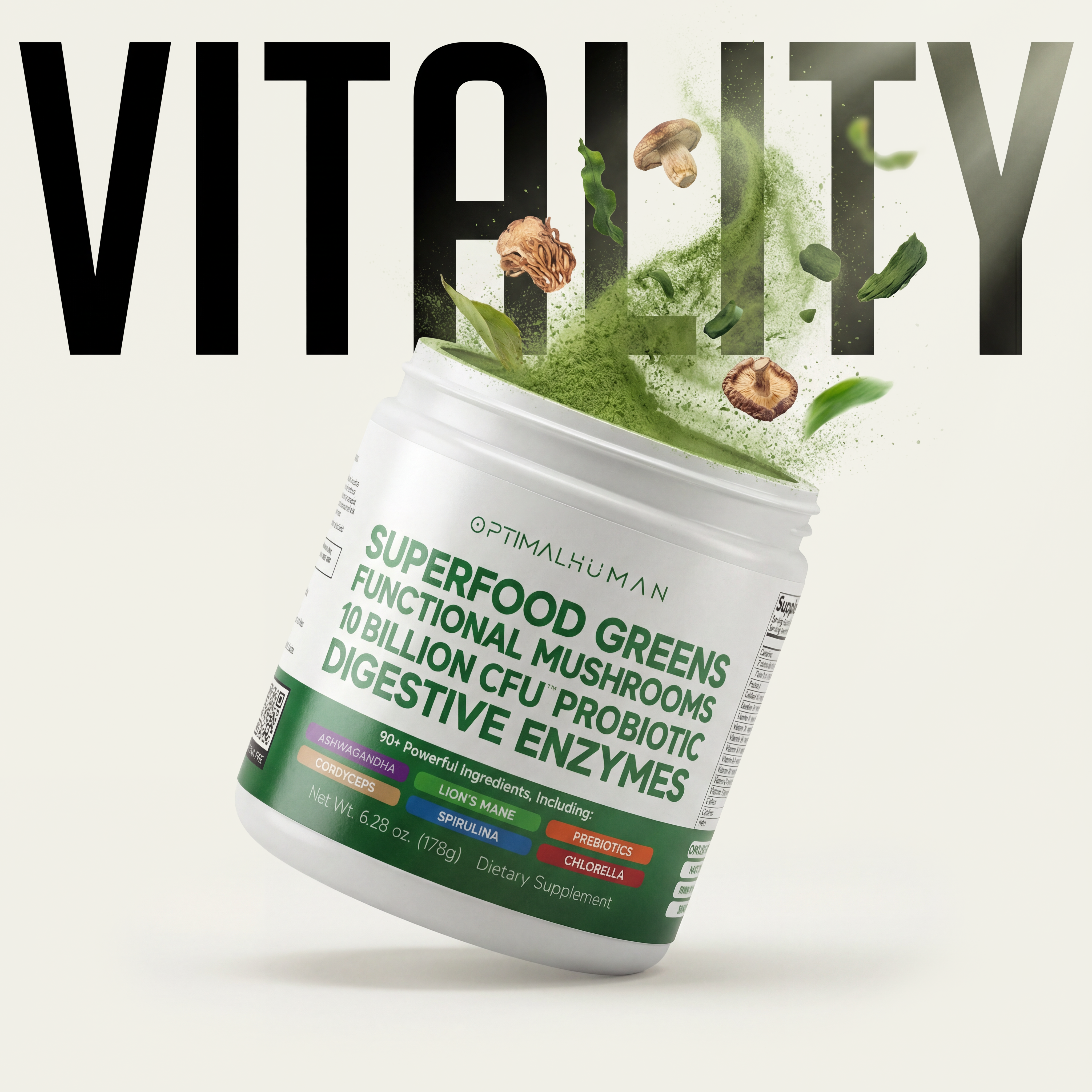 Superfood Greens Tub (30-Day Supply)