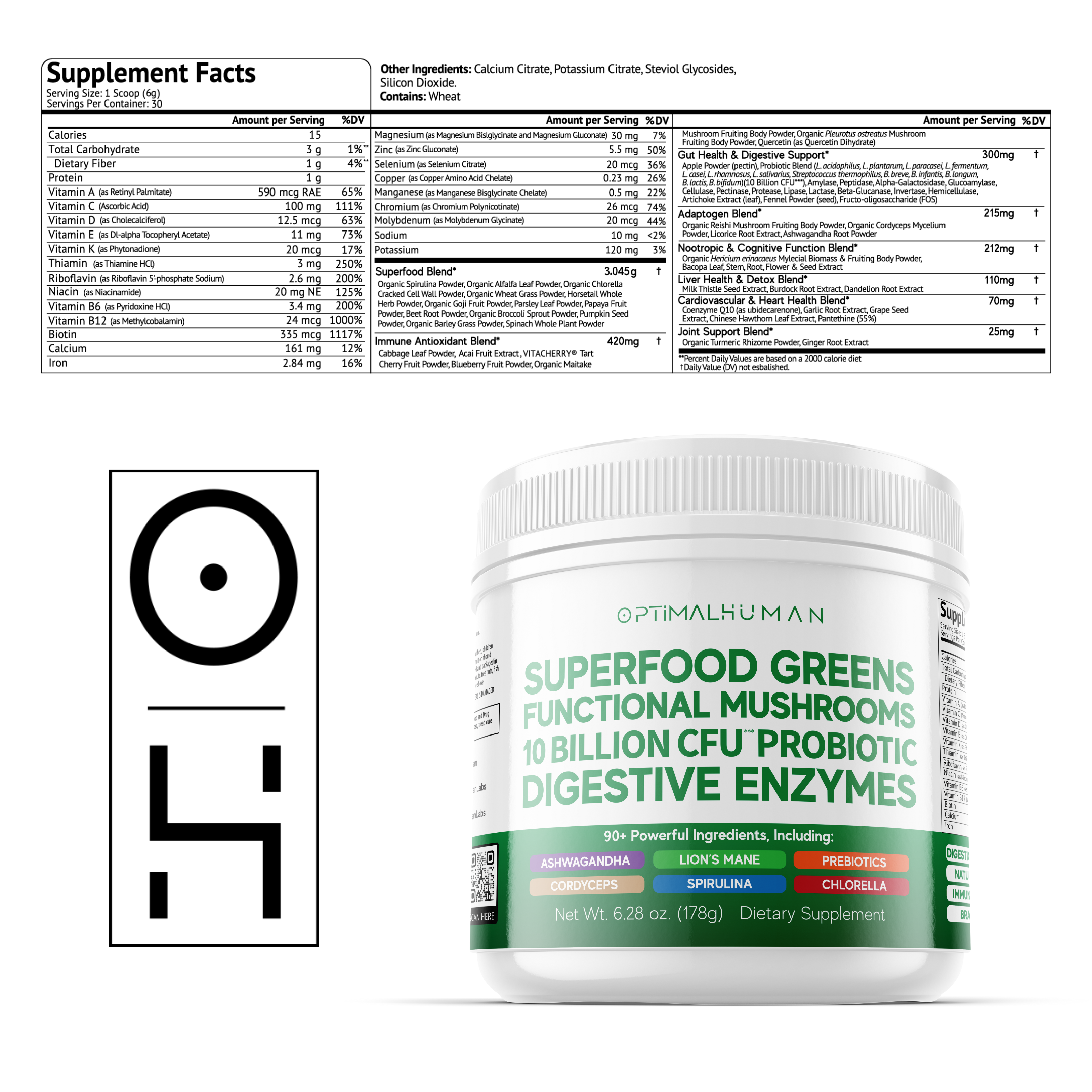 Superfood Greens (30-Day Tub)