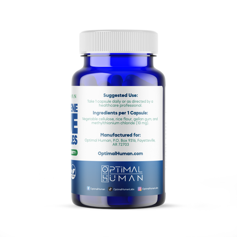 USP Grade Methylene Blue 10mg Capsules