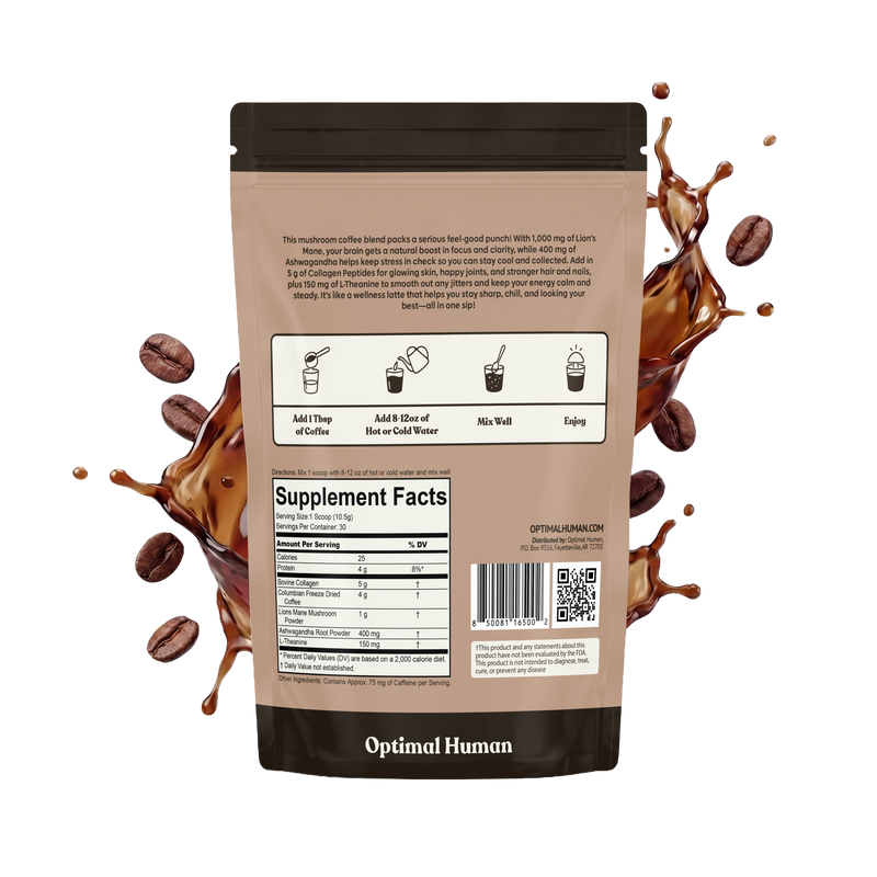 Adaptogenic Mushroom Super Coffee