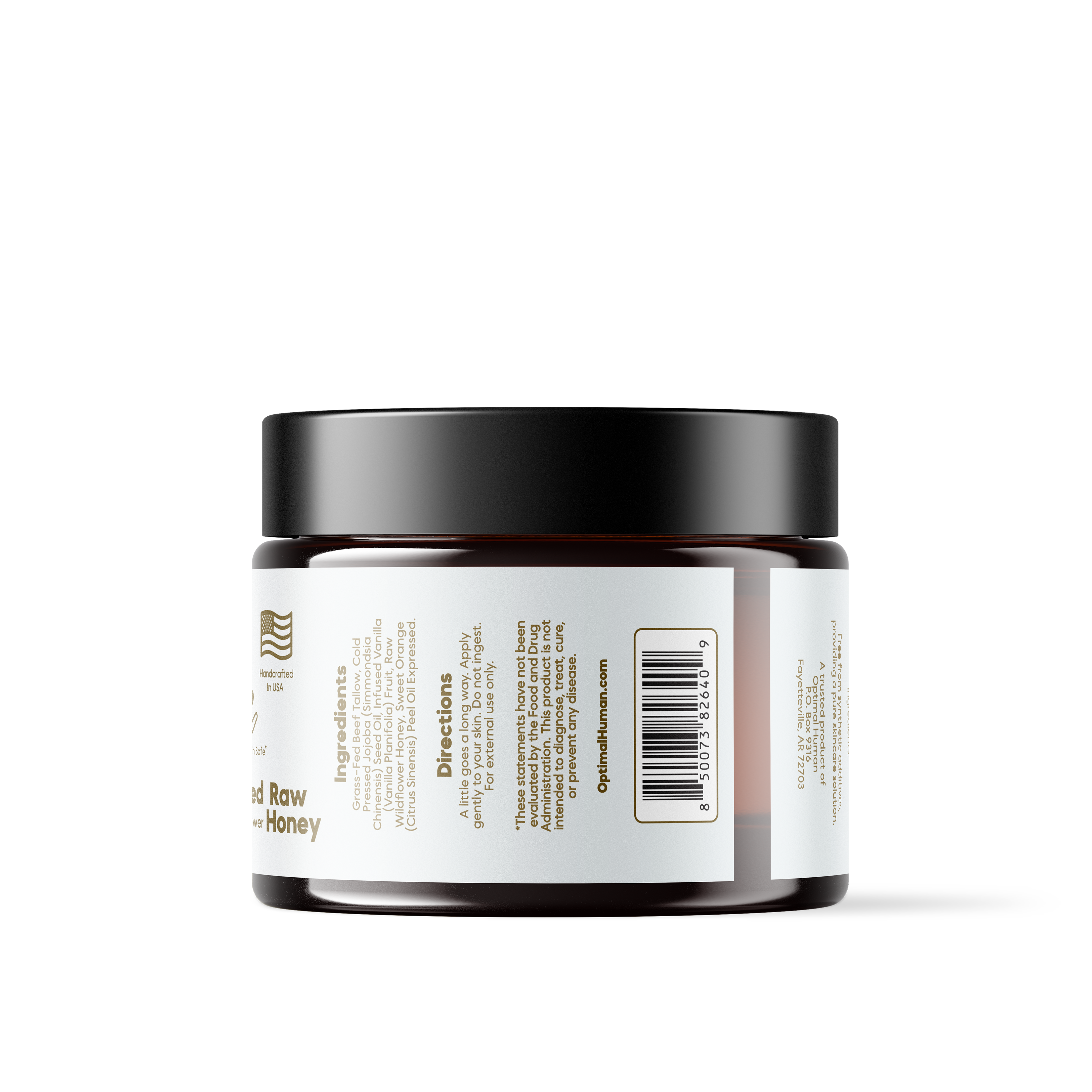 Grass-Fed Tallow Balm With Raw Honey