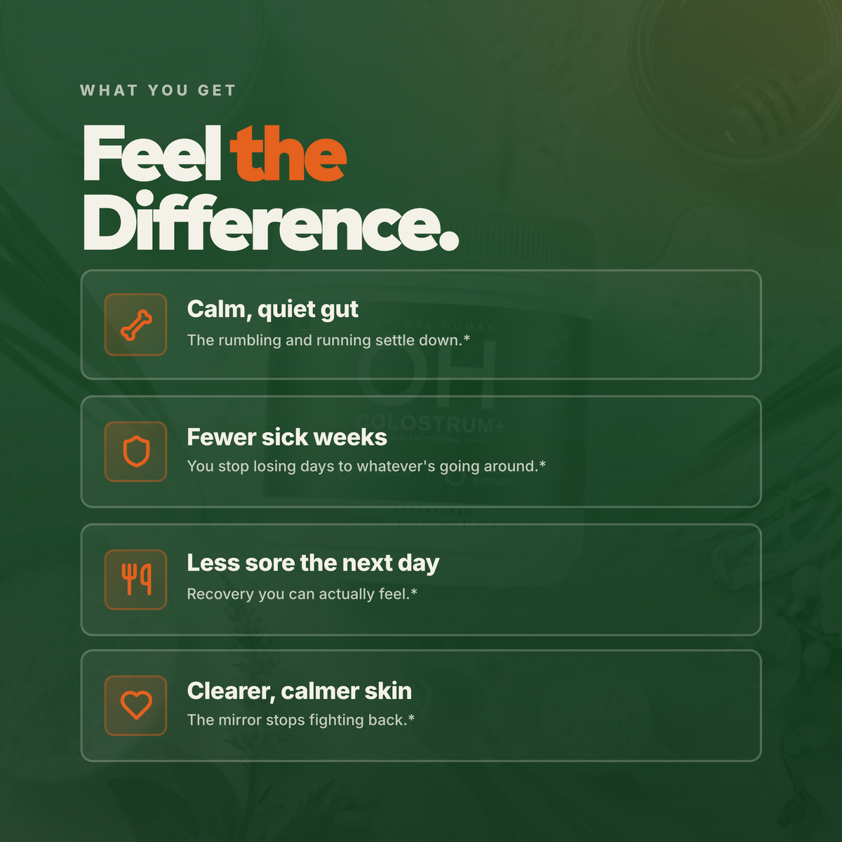 Bovine Colostrum+ Recovery & Defense