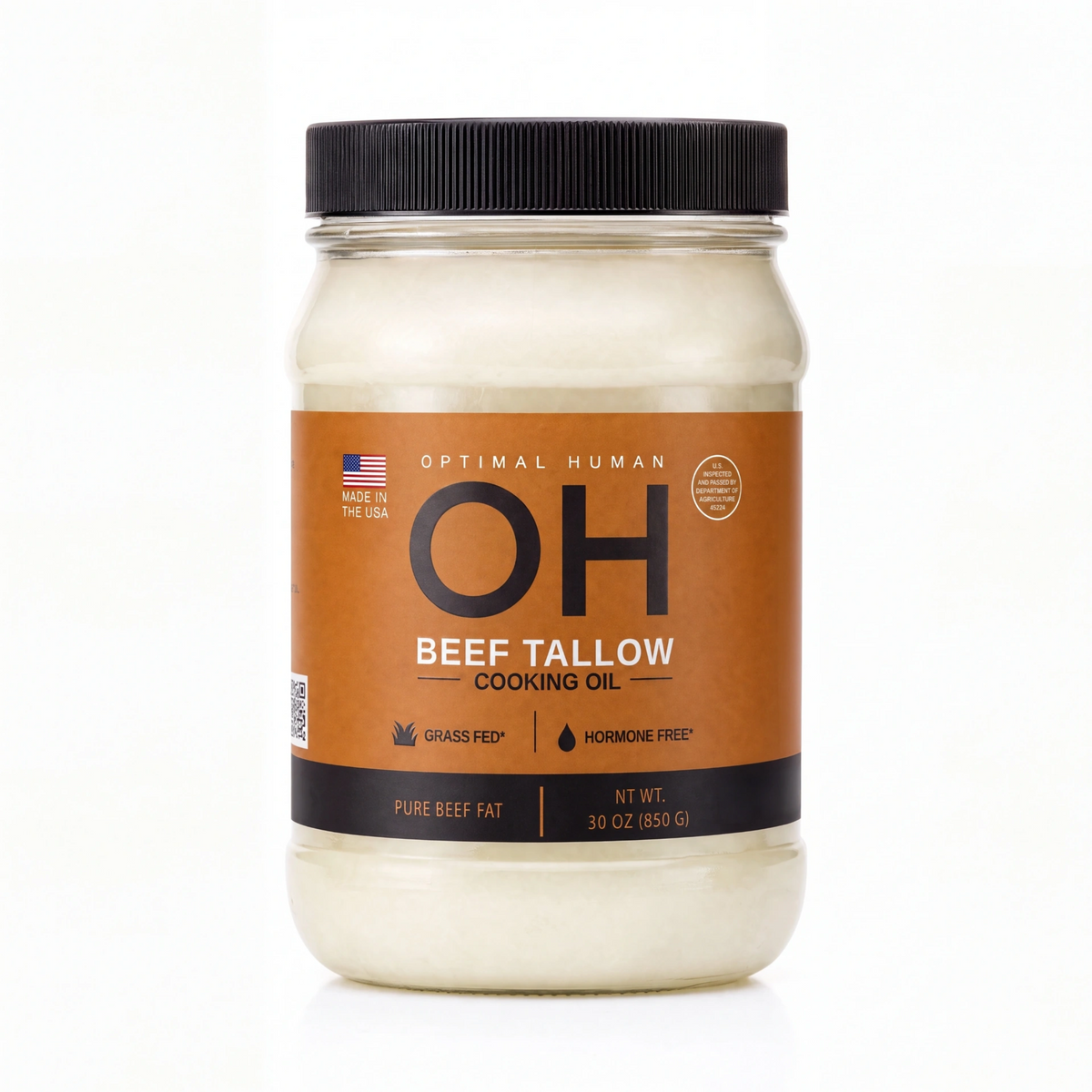 Pure Grass-Fed Beef Tallow (2 Lbs)
