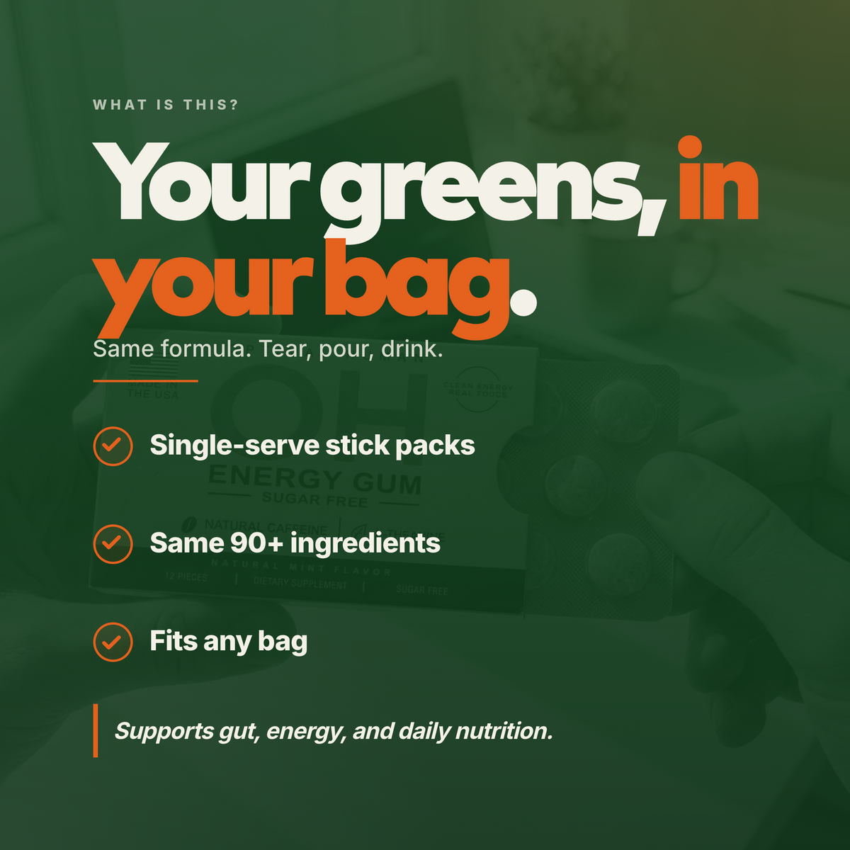 Superfood Greens (Single-Serve Sachets)