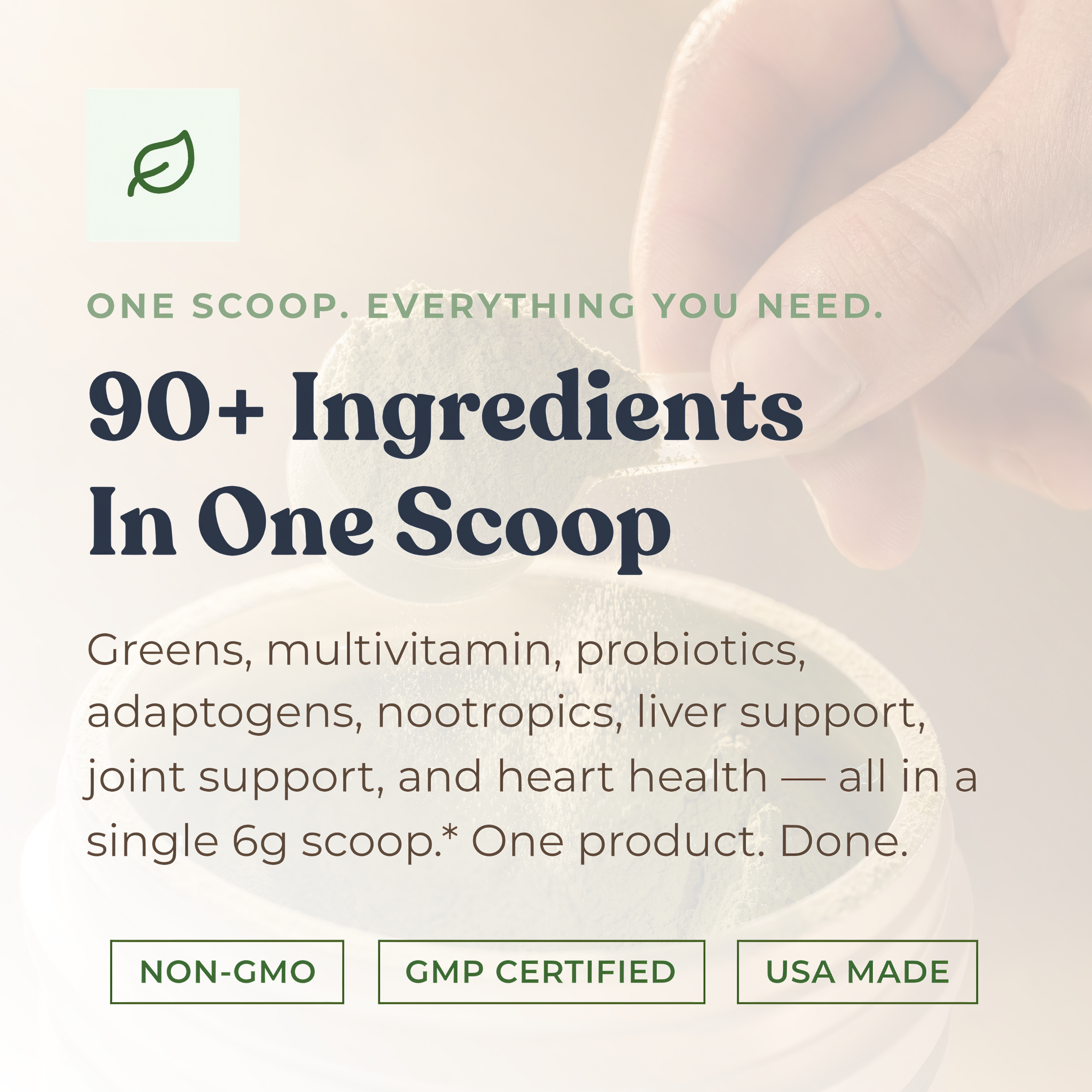 Superfood Greens Tub (30-Day Supply)