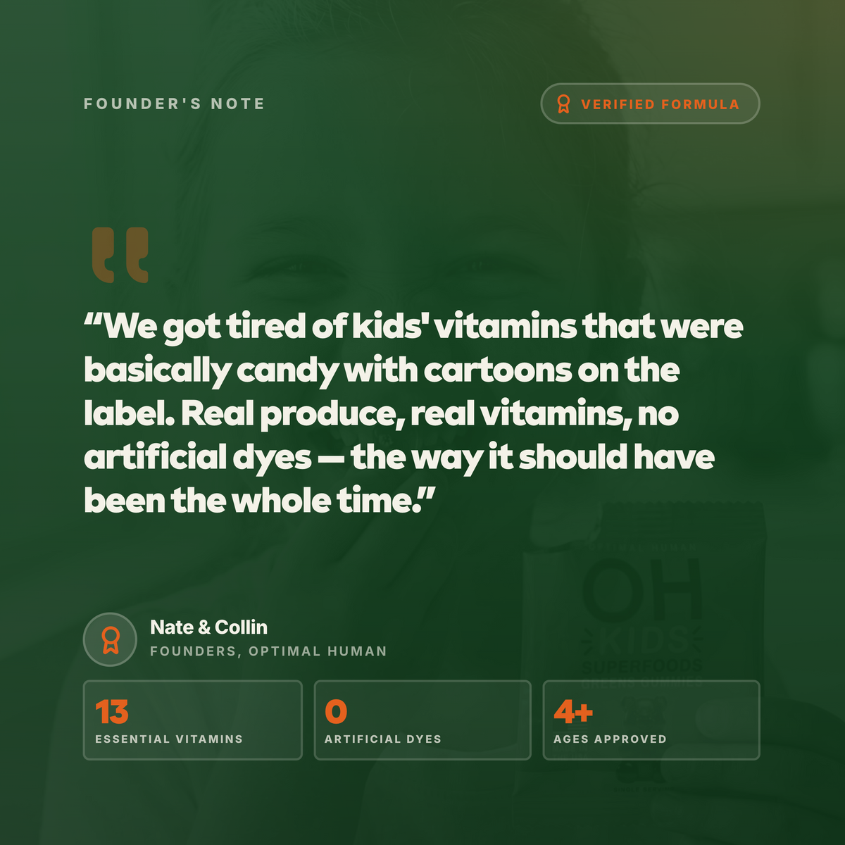 Superfood Greens Gummies for Kids (30 Day Supply)