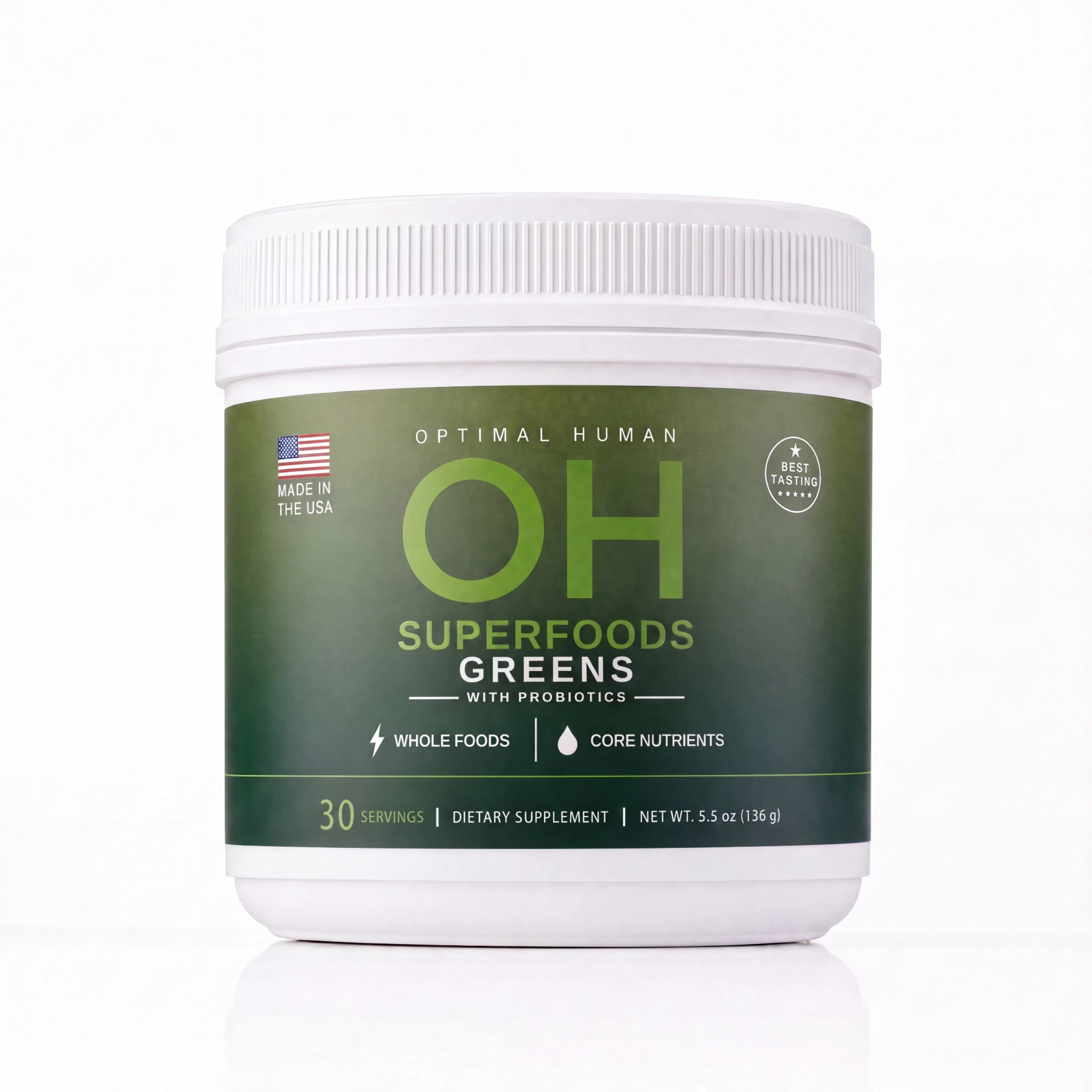 Superfood Greens Tub (30-Day Supply)