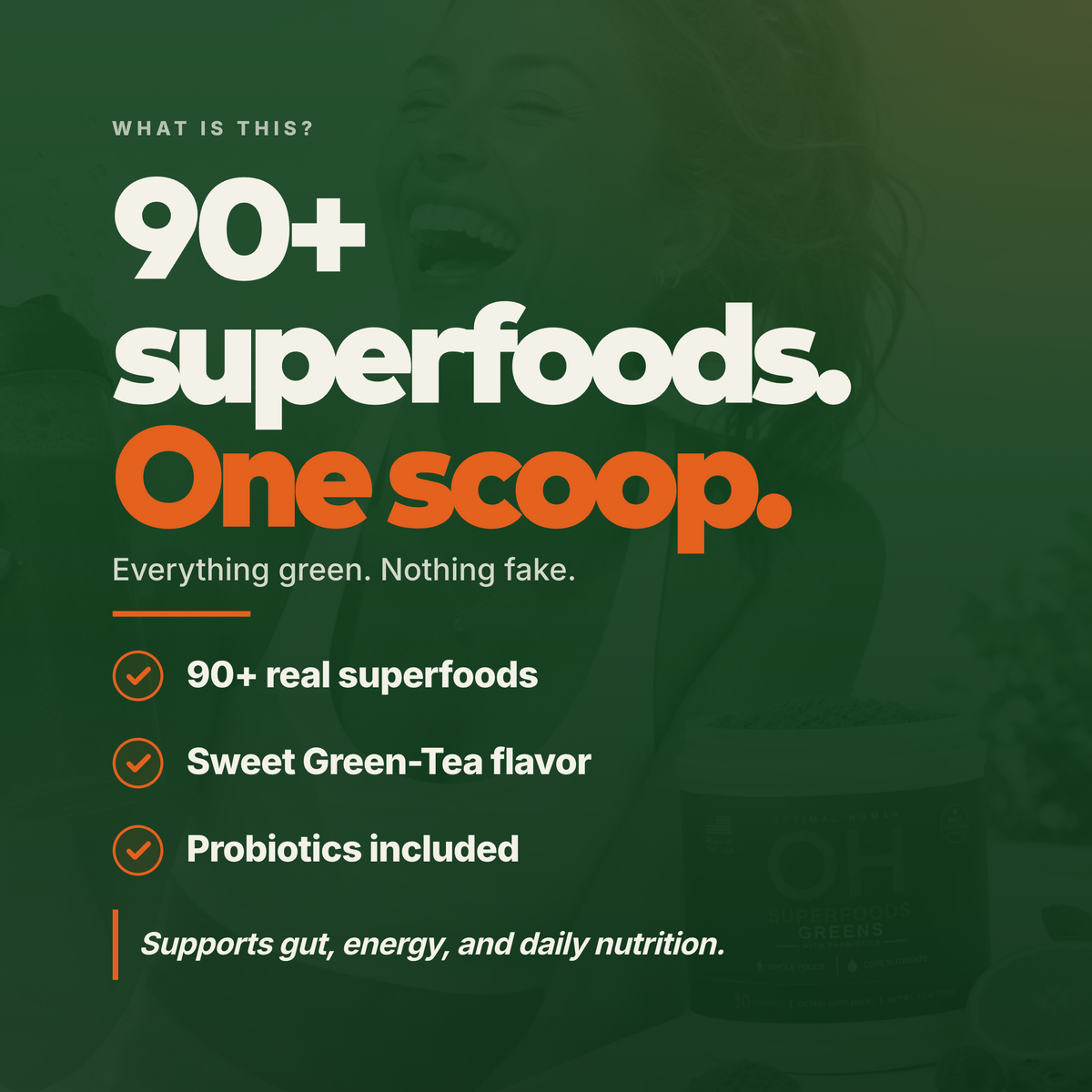 Superfood Greens Tub (30-Day Supply)