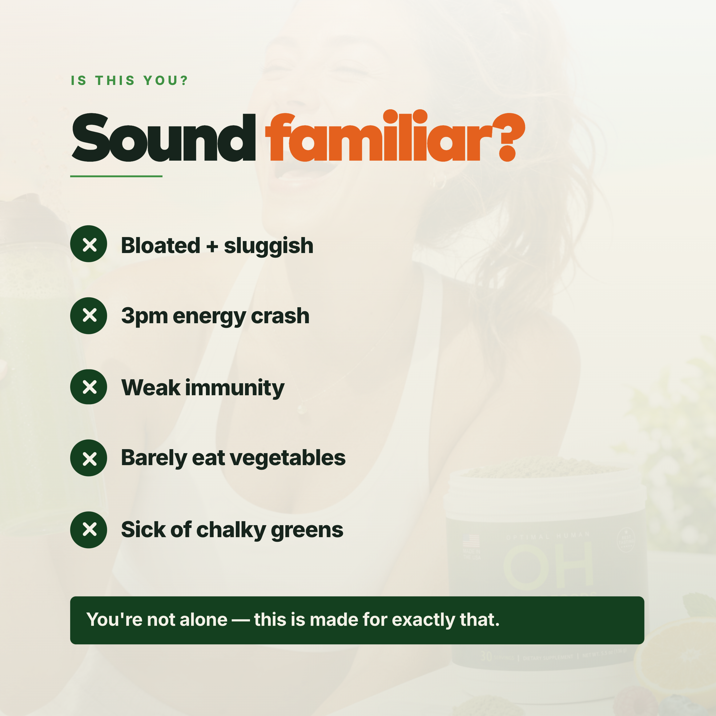 Superfood Greens Tub (30-Day Supply)