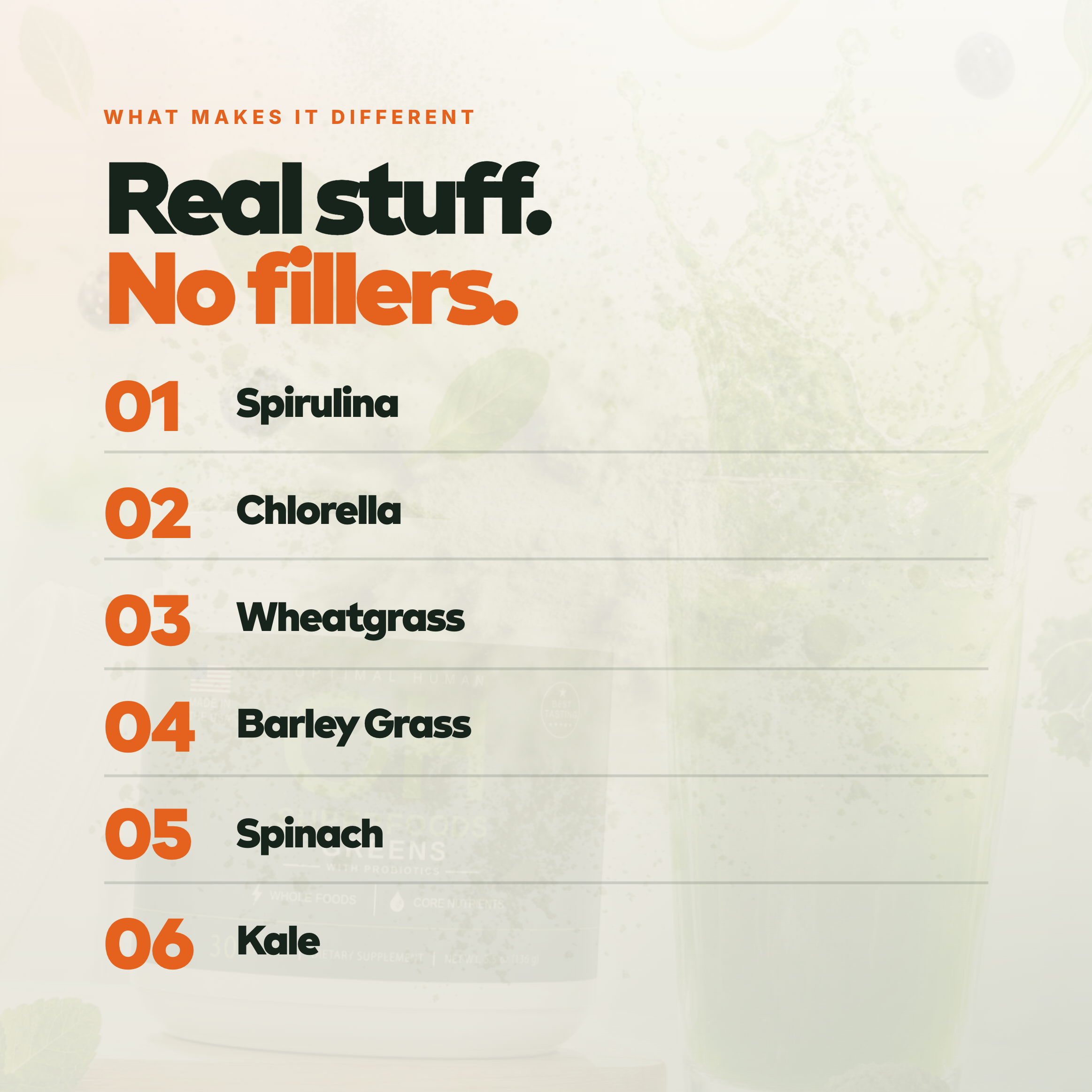 Superfood Greens Tub (30-Day Supply)