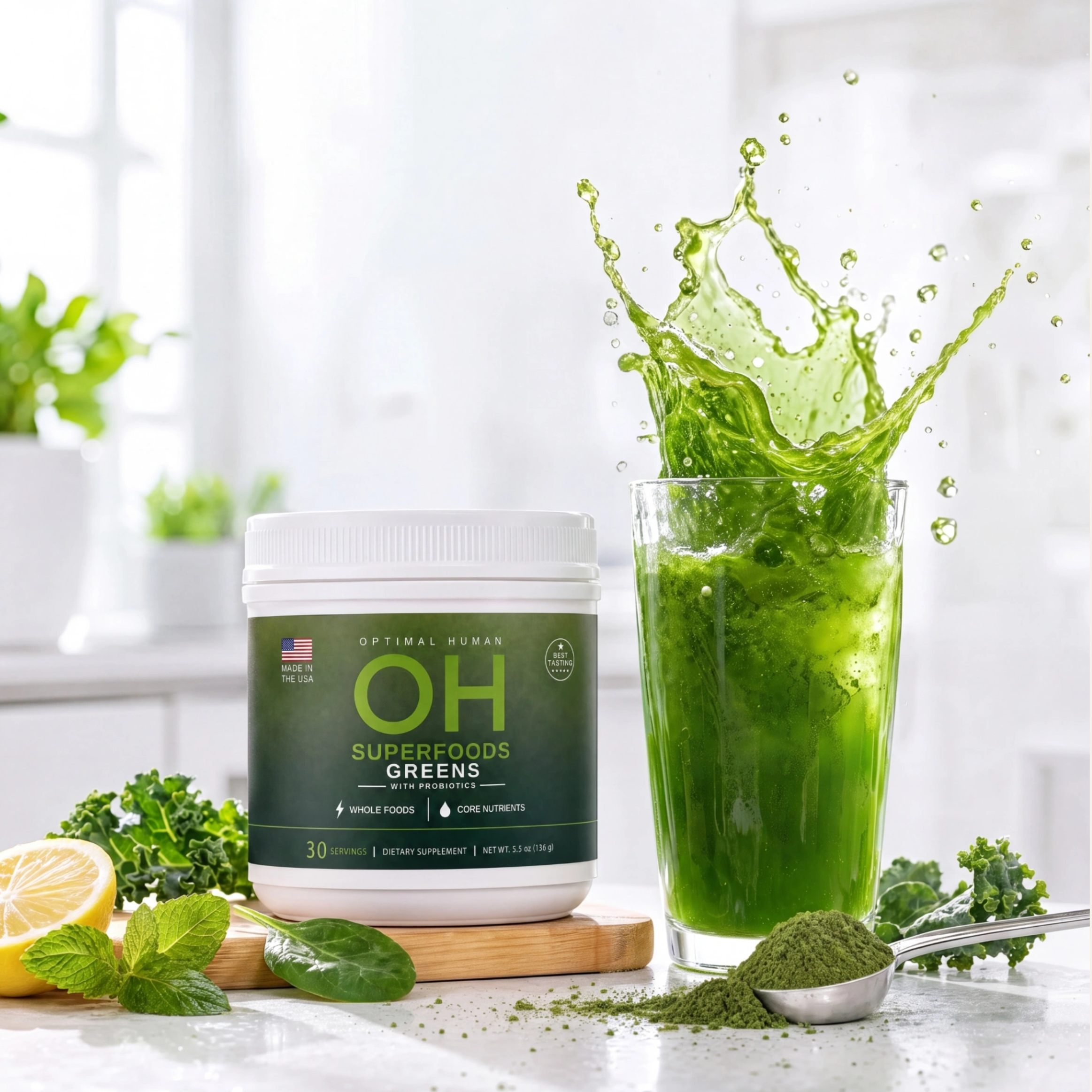 Superfood Greens Tub (30-Day Supply)