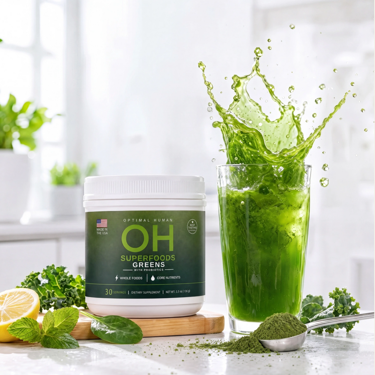 Superfood Greens Tub (30-Day Supply)