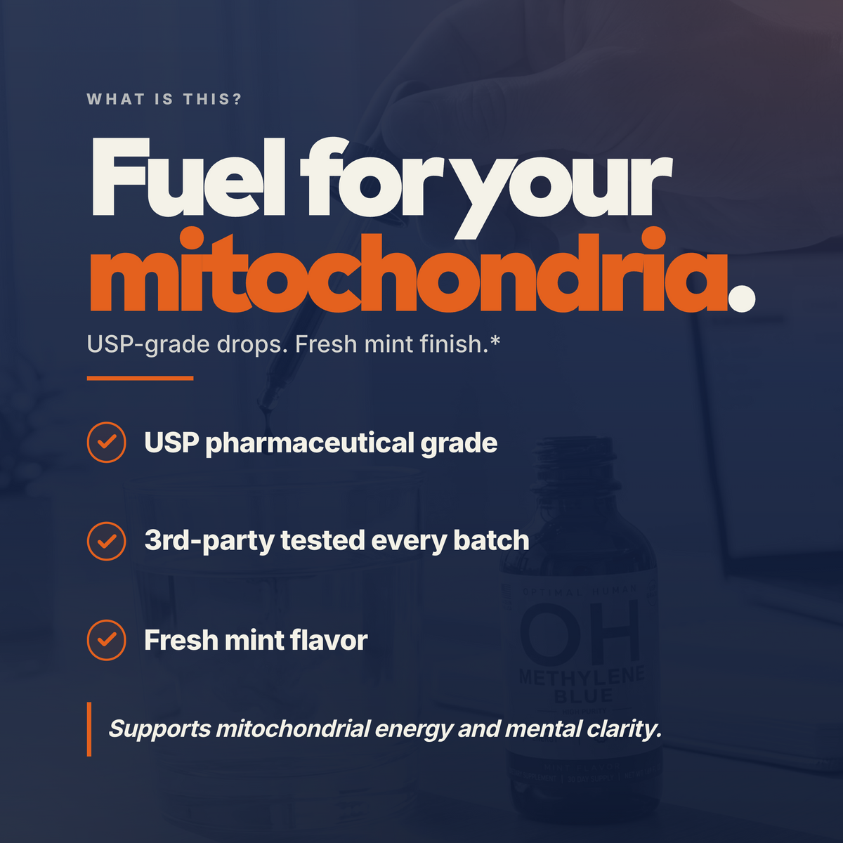USP Grade Methylene Blue (Fresh Mint)