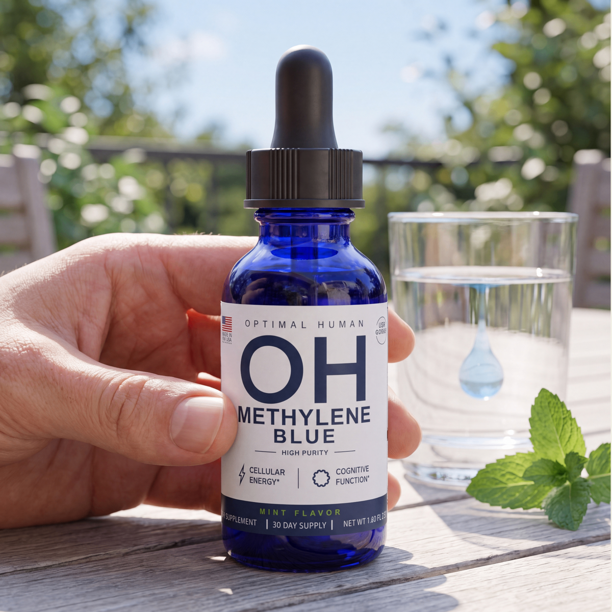 USP Grade Methylene Blue (Fresh Mint)