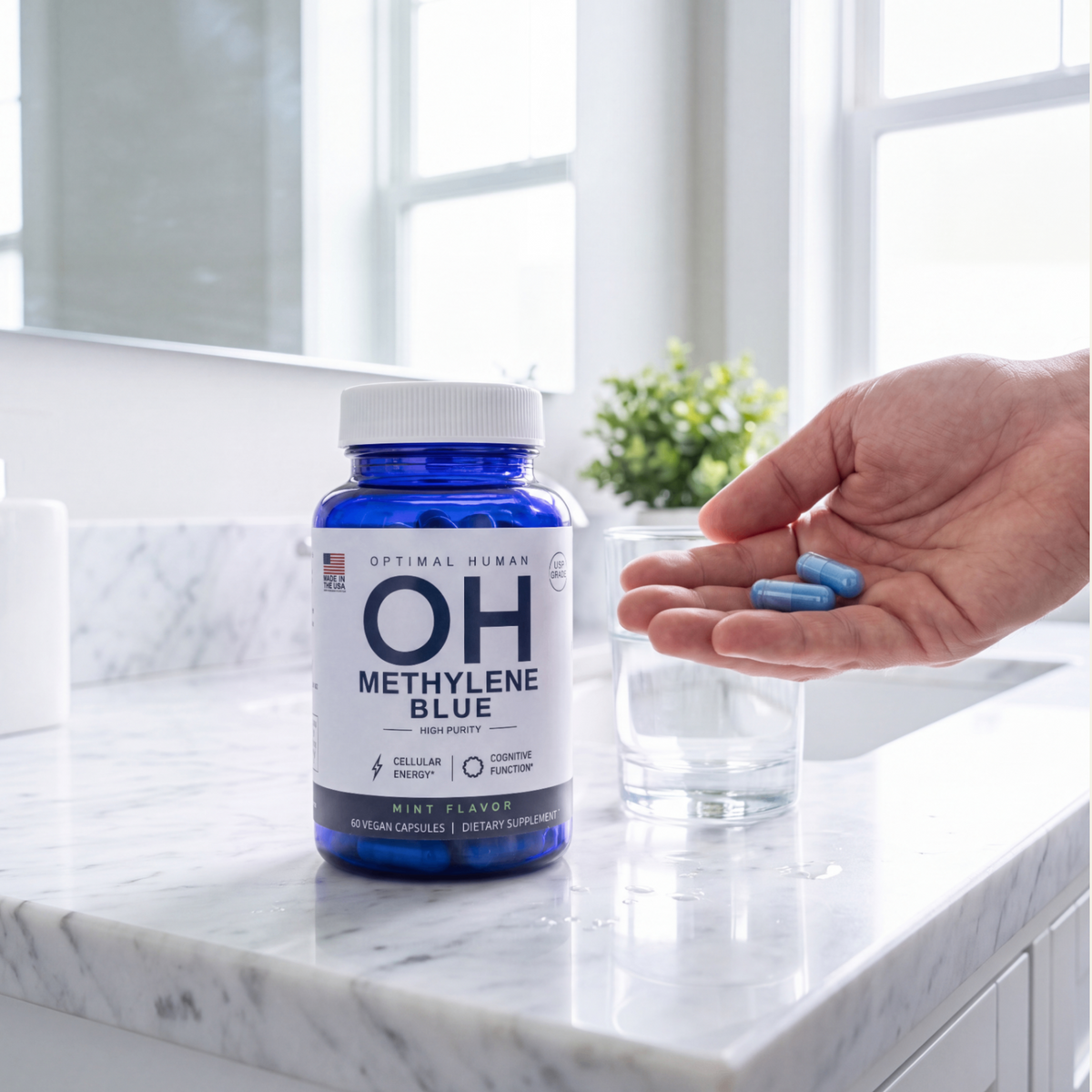 USP Grade Methylene Blue 10mg Capsules