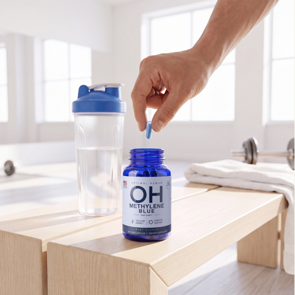 USP Grade Methylene Blue 10mg Capsules