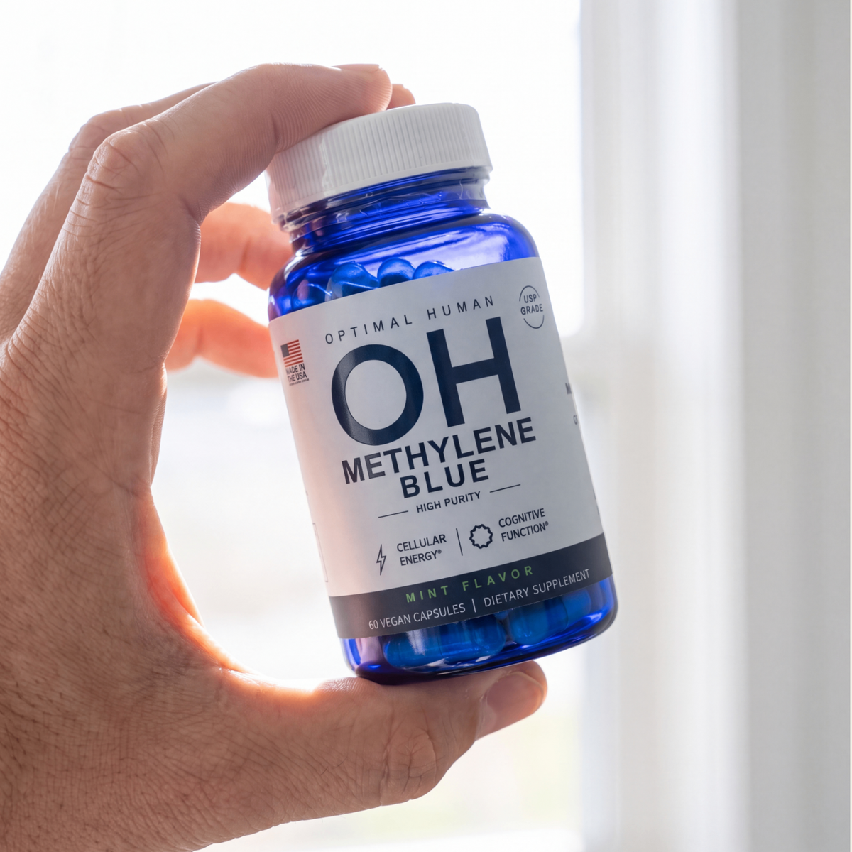 USP Grade Methylene Blue 10mg Capsules