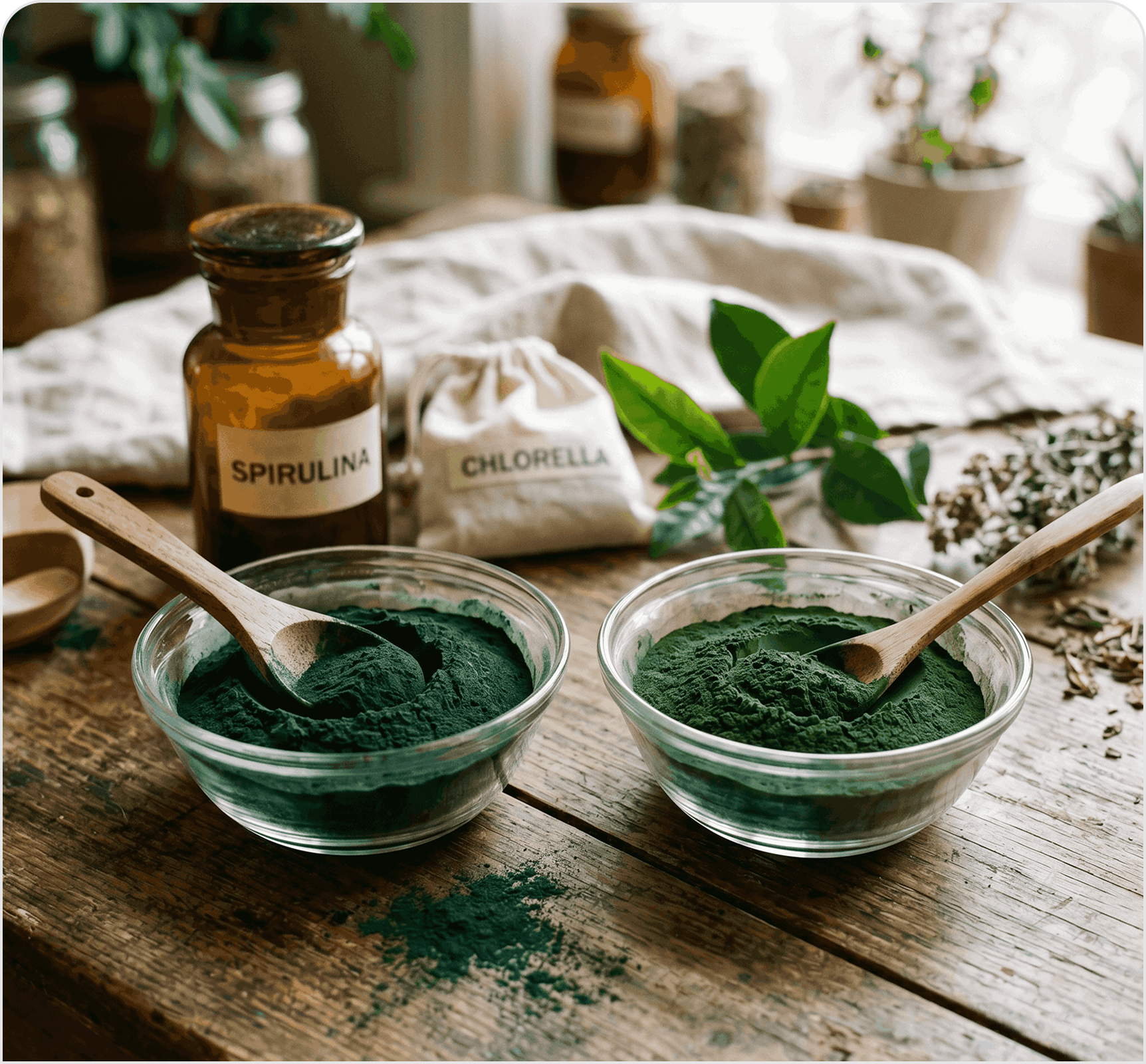Organic Spirulina & Chlorella