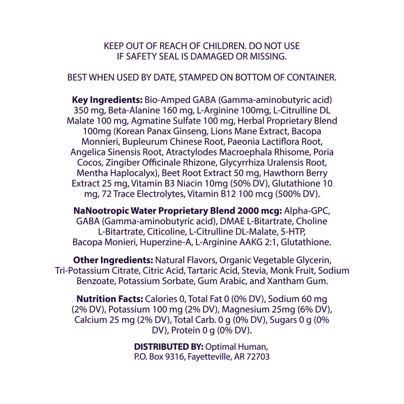 Mind Fuel - Nootropic Energy Shot (12 - 2oz Bottles)