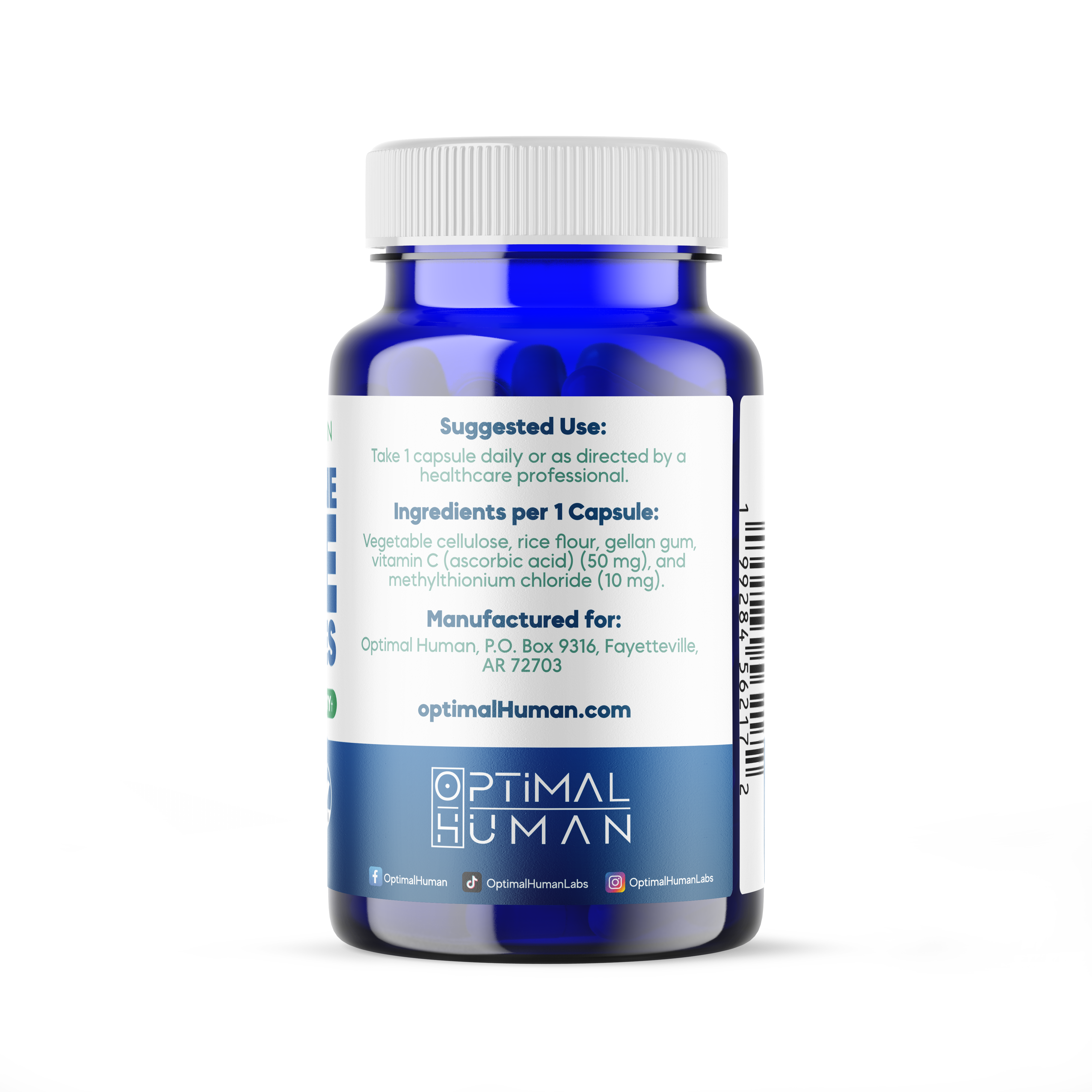 USP Grade Methylene Blue 10mg Capsules