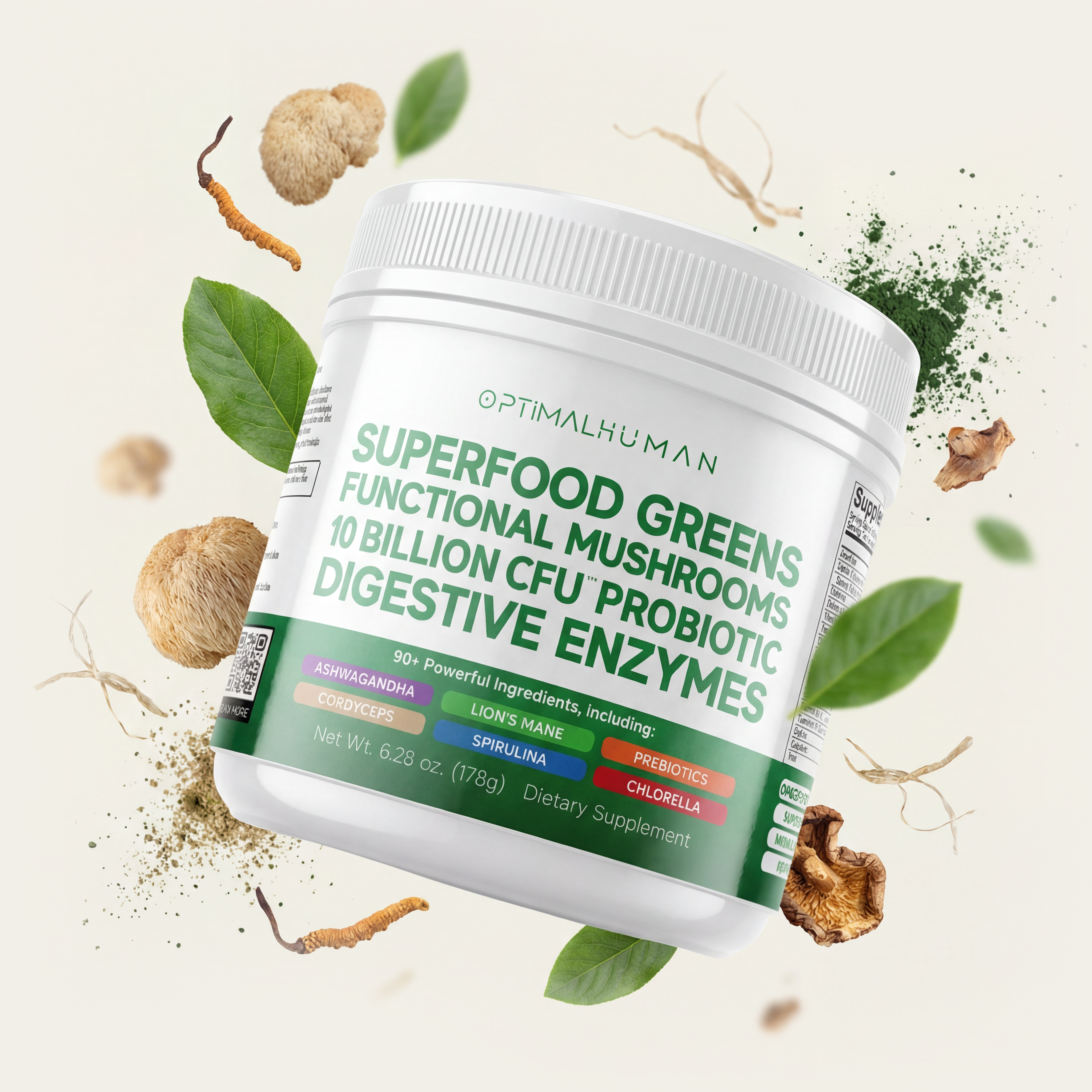 Superfood Greens Tub (30-Day Supply)
