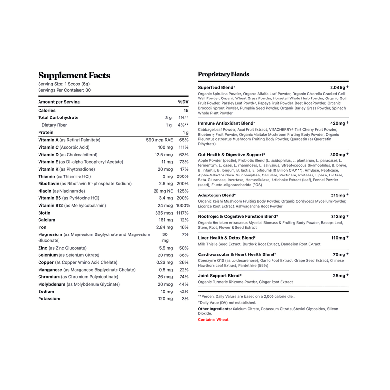 Superfood Greens Tub (30-Day Supply)