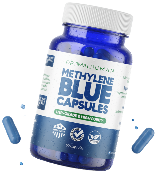 USP Grade Methylene Blue 10mg Capsules lifestyle