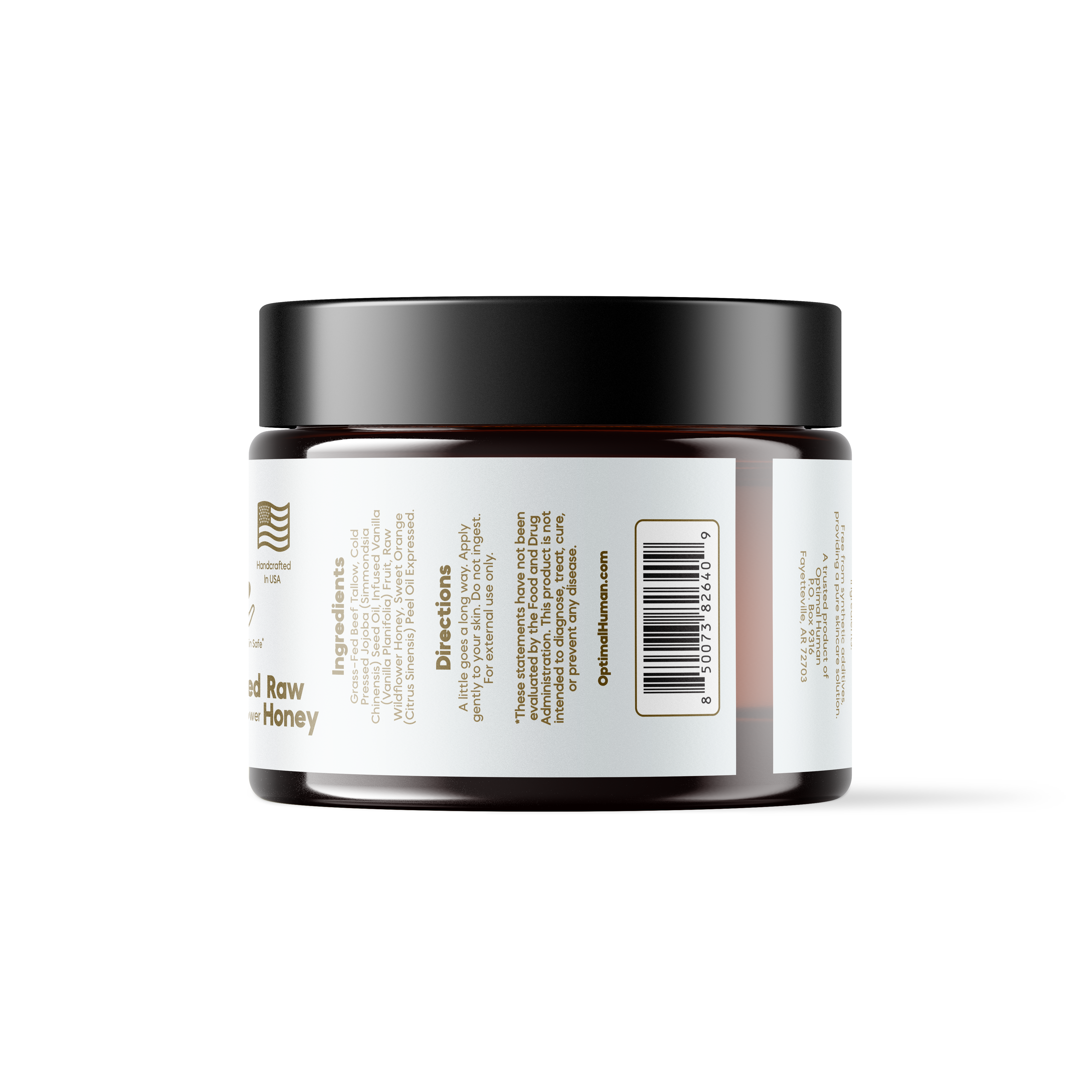 Grass-Fed Tallow Balm With Raw Honey
