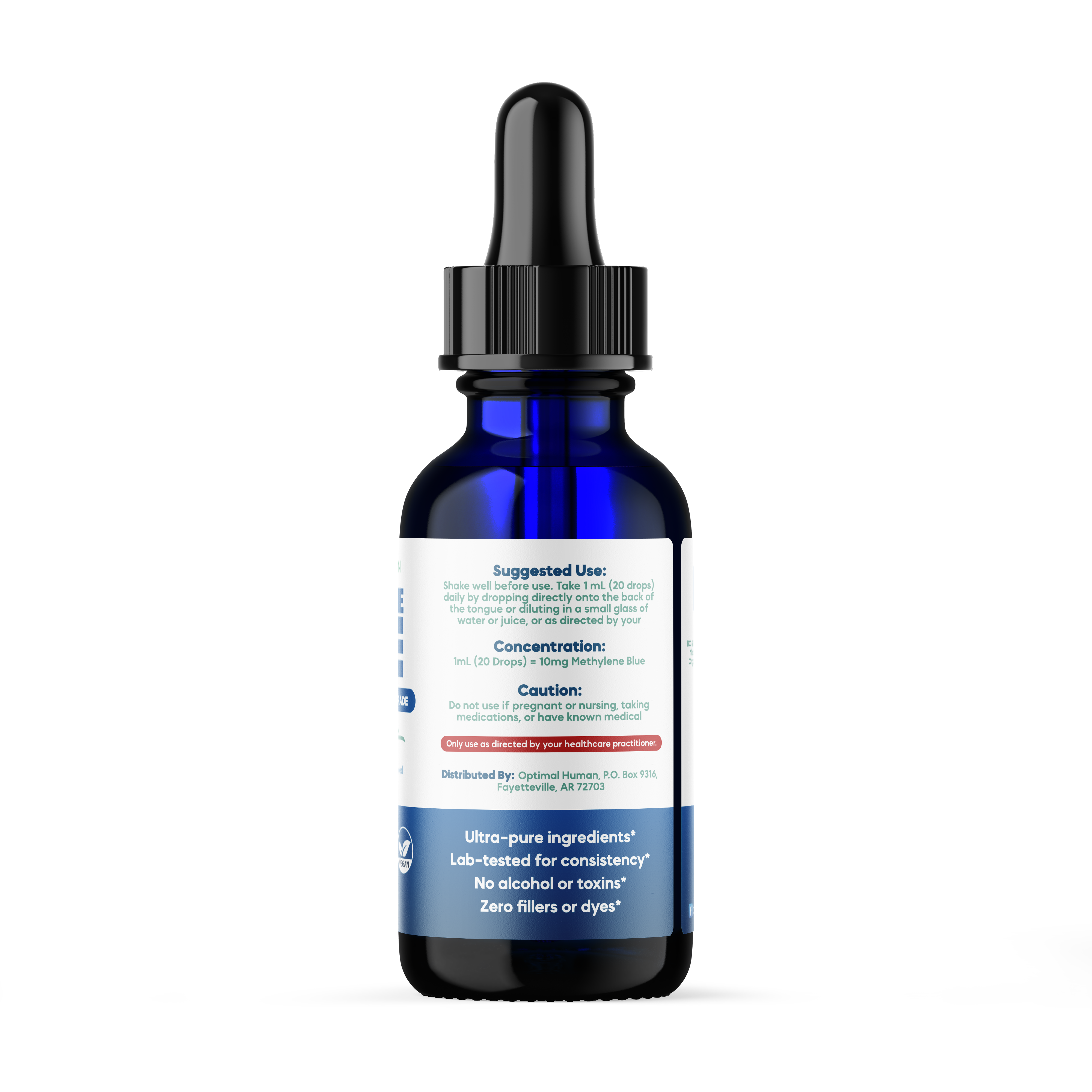 USP Grade Methylene Blue Fresh Mint Flavored Tincture