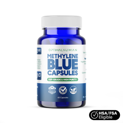 USP Grade Methylene Blue 10mg Capsules