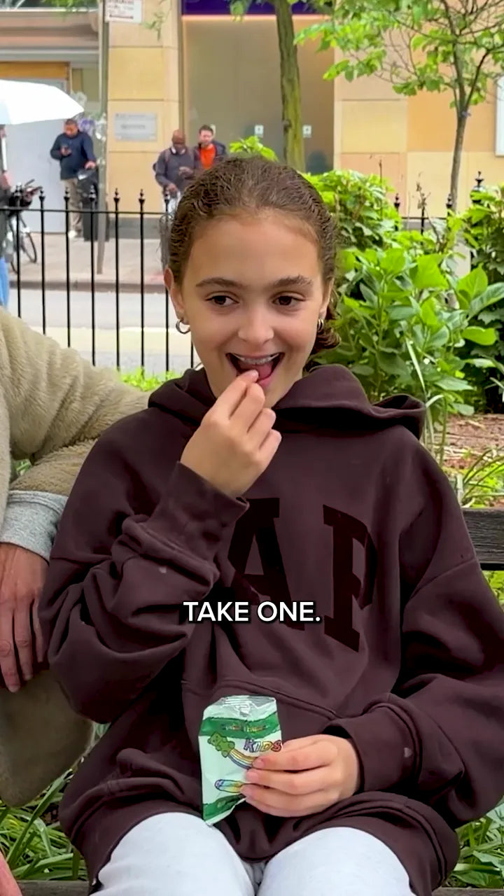 Kid taste-test video from @sofia.eats